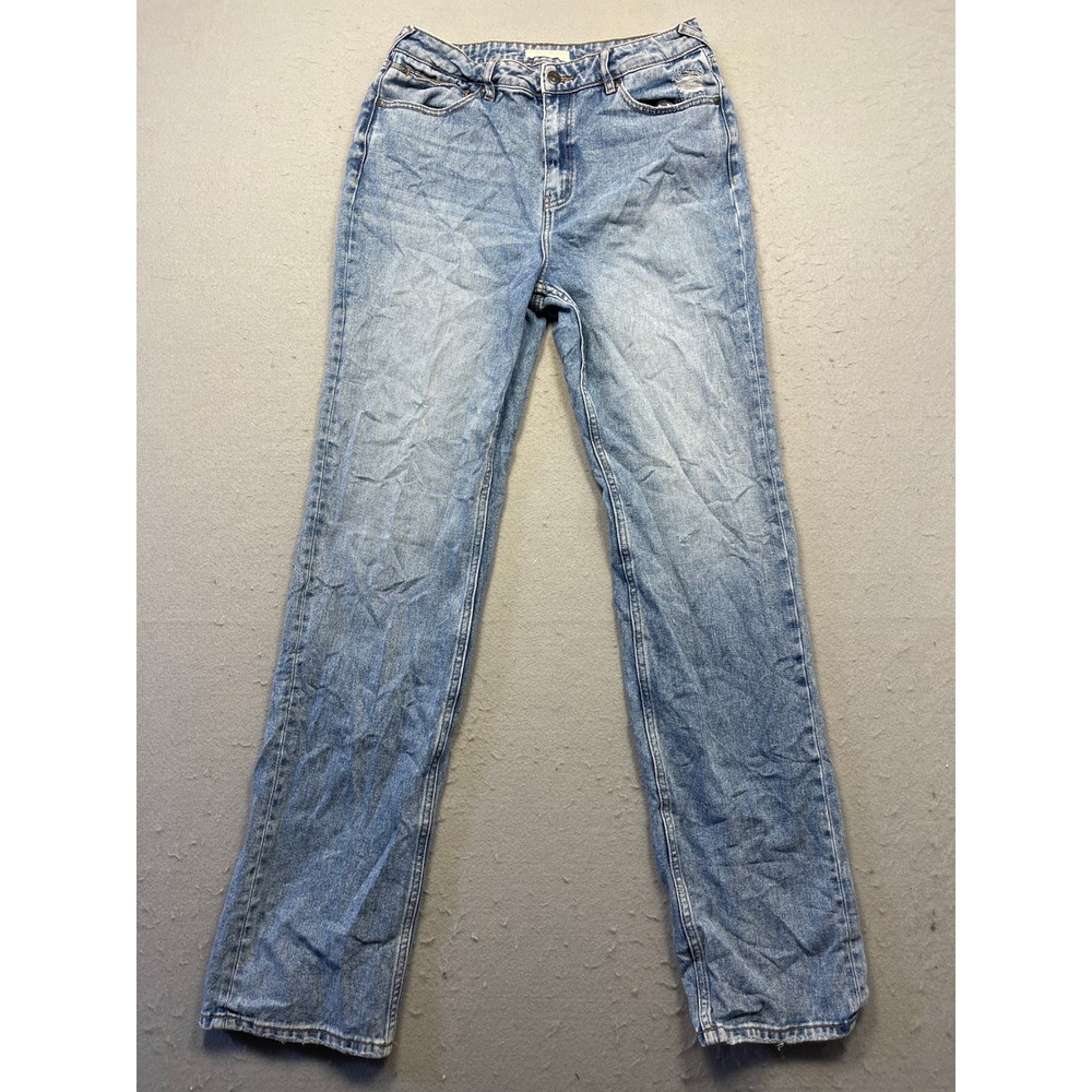 Cleo + Wolf Ultra High Rise Ankle Denim Light Wash Jeans W30 Womens